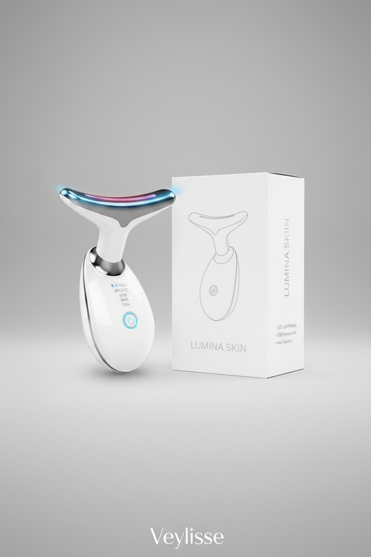 White neck massager with box