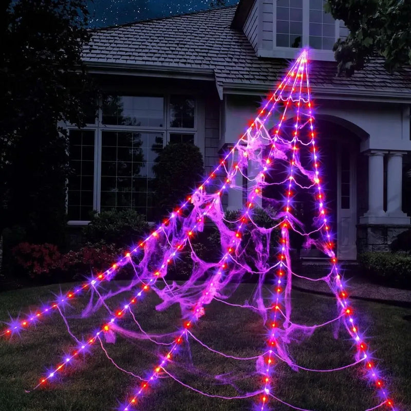 Waterproof LED Spider Web Lights