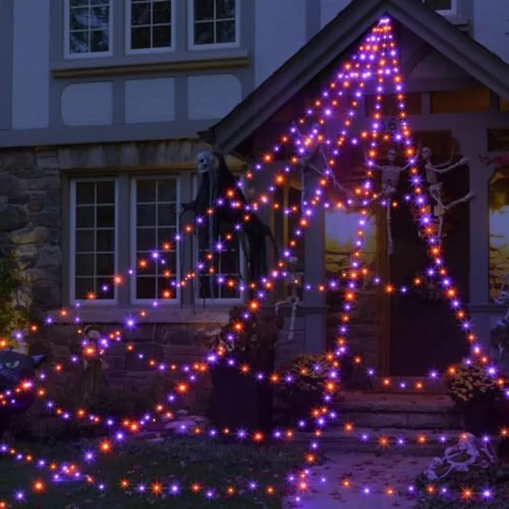 Waterproof LED Spider Web Lights
