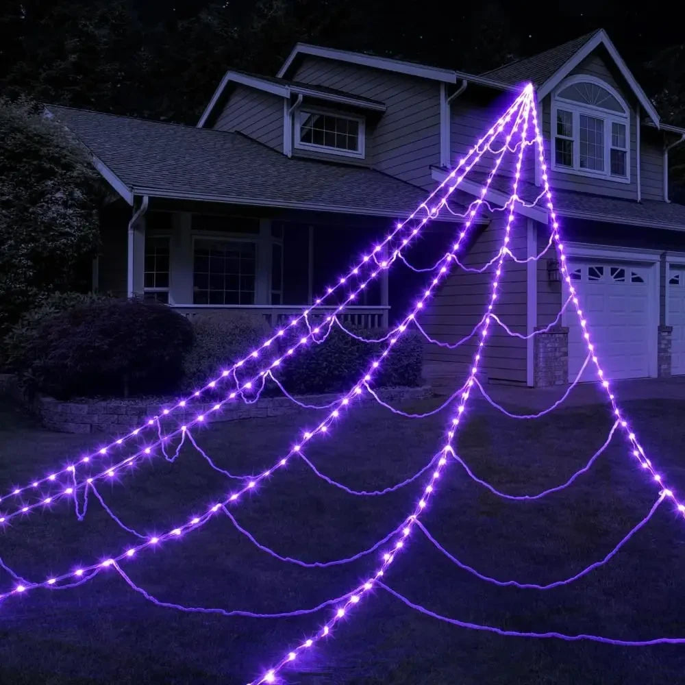 Waterproof LED Spider Web Lights