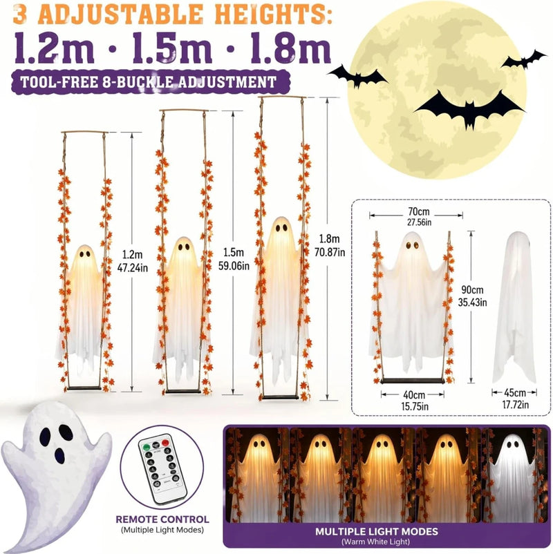 Hanging Swing Ghost Decor