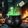 Halloween Witch Cauldron with Fog Maker