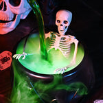 Halloween Witch Cauldron with Fog Maker
