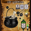 Halloween Witch Cauldron with Fog Maker