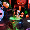 Halloween Witch Cauldron with Fog Maker