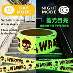 Halloween Warning Glow Tape