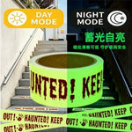 Halloween Warning Glow Tape