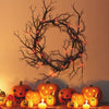 Spooky Black Branch Halloween Wreath
