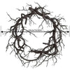 Spooky Black Branch Halloween Wreath