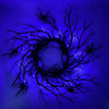 Spooky Black Branch Halloween Wreath