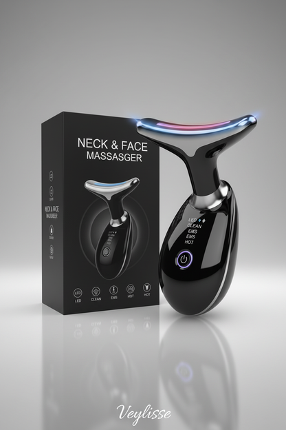 Black neck massager with box