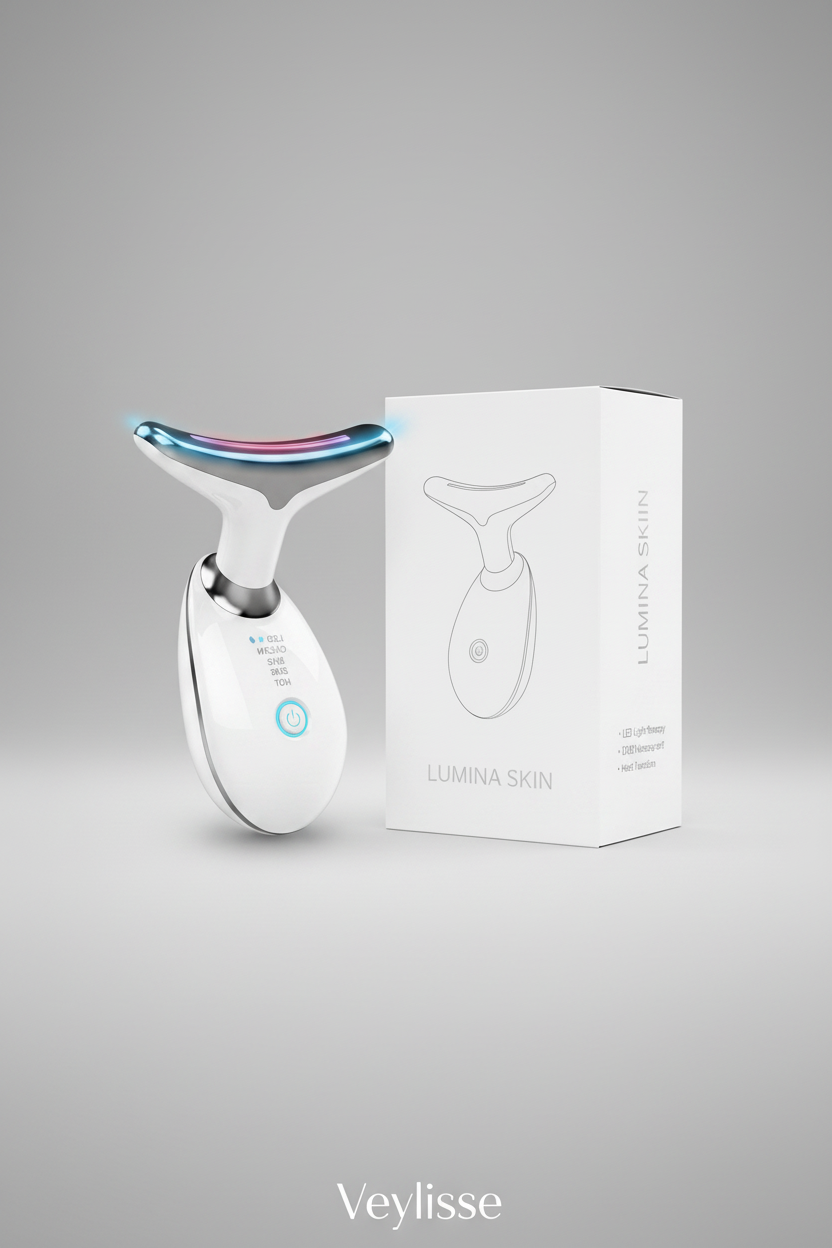 White neck massager with box